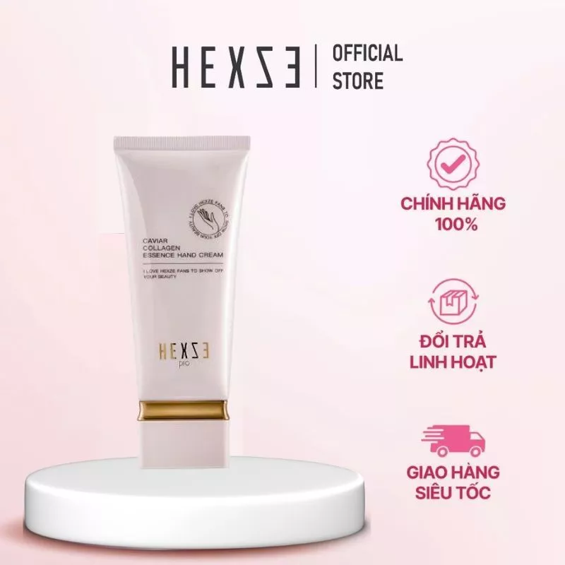 Kem Dưỡng Da Tay HEXZE Pro Caviar Collagen Essence Hand Cream Dưỡng Ẩm