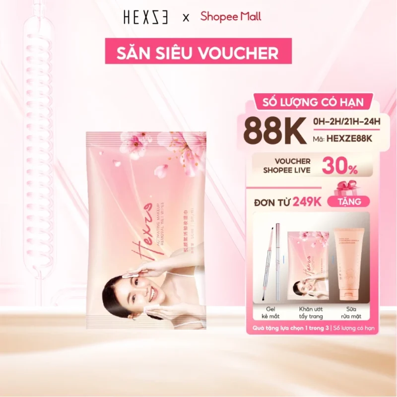 Tẩy Trang HEXZE - Gói Dùng 1 Lần Tiện Lợi (7ml)